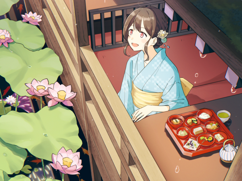 夏夜に咲く花